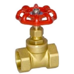 Vàlvula de globus de llautó amb volant rodona 1/2"